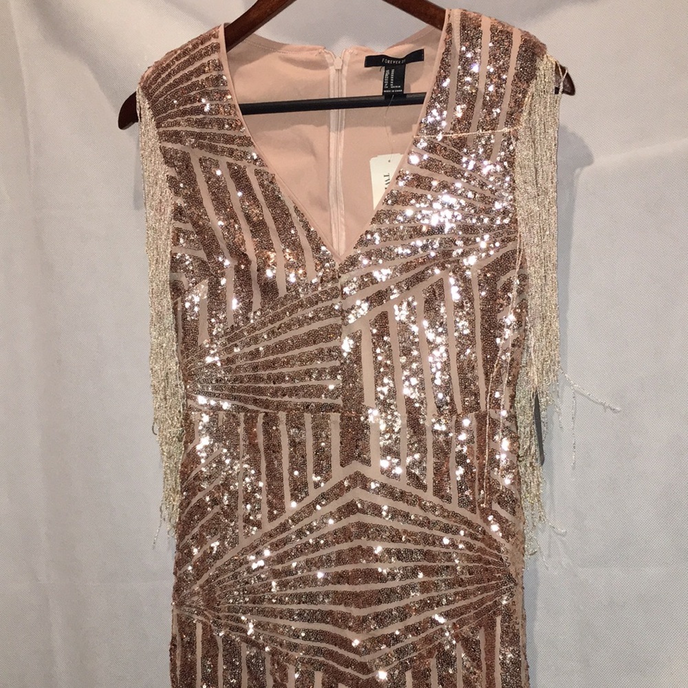 NWT Forever 21 Sequined Mini Dress | Size M
